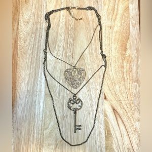 Heart ❤️ & Key Stylish Necklace